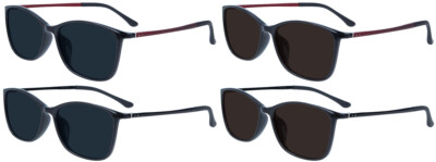 TR90 - Sonnenbrille / Fernbrille NEW JETTI mit Tönung und auswählbarer Sehstärke