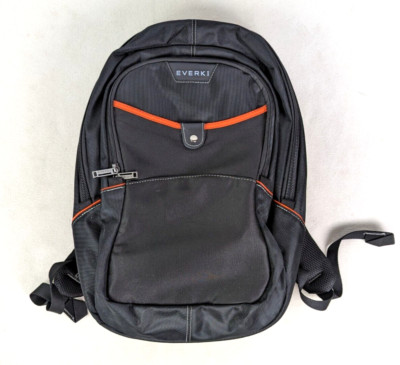 EVERKI Black Ballistic Nylon Laptop Backpack Travel Bag LKNU