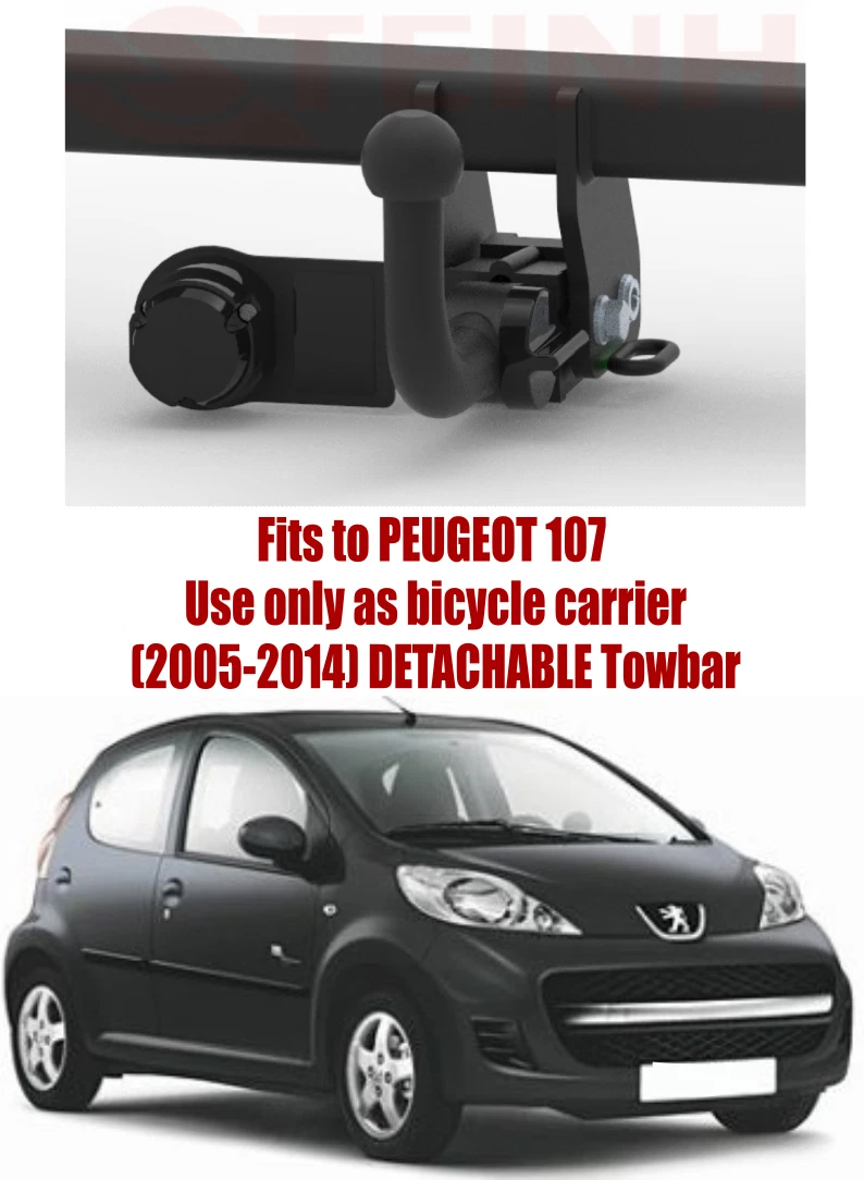 Peugeot 107 towbar hotsell