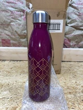 Box Of 4 Room Essentials Water Bottle Vacuum Purple Stainless Steel Twist Lid
