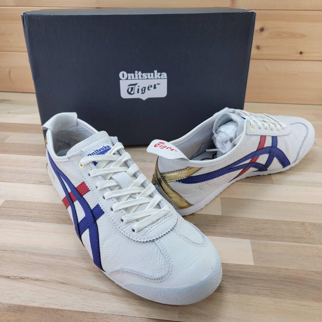 Tiger White Dark Blue Onitsuka Tiger Mexico 66 Shoes Onitsuka
