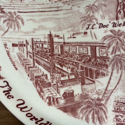 VTG Webb’s City The Worlds Most Unusual Drug Store Plate St. Petersburg Florida - Imagen 6 de 24