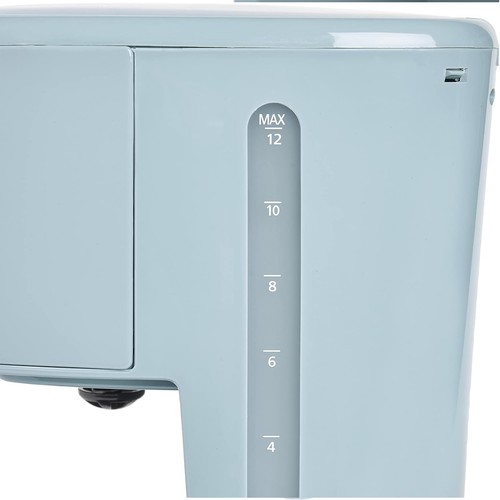 Haden Brighton 12 Cup Programmable Modern Nautical Coffee Maker, Sky Blue (Used) - Picture 8 of 10