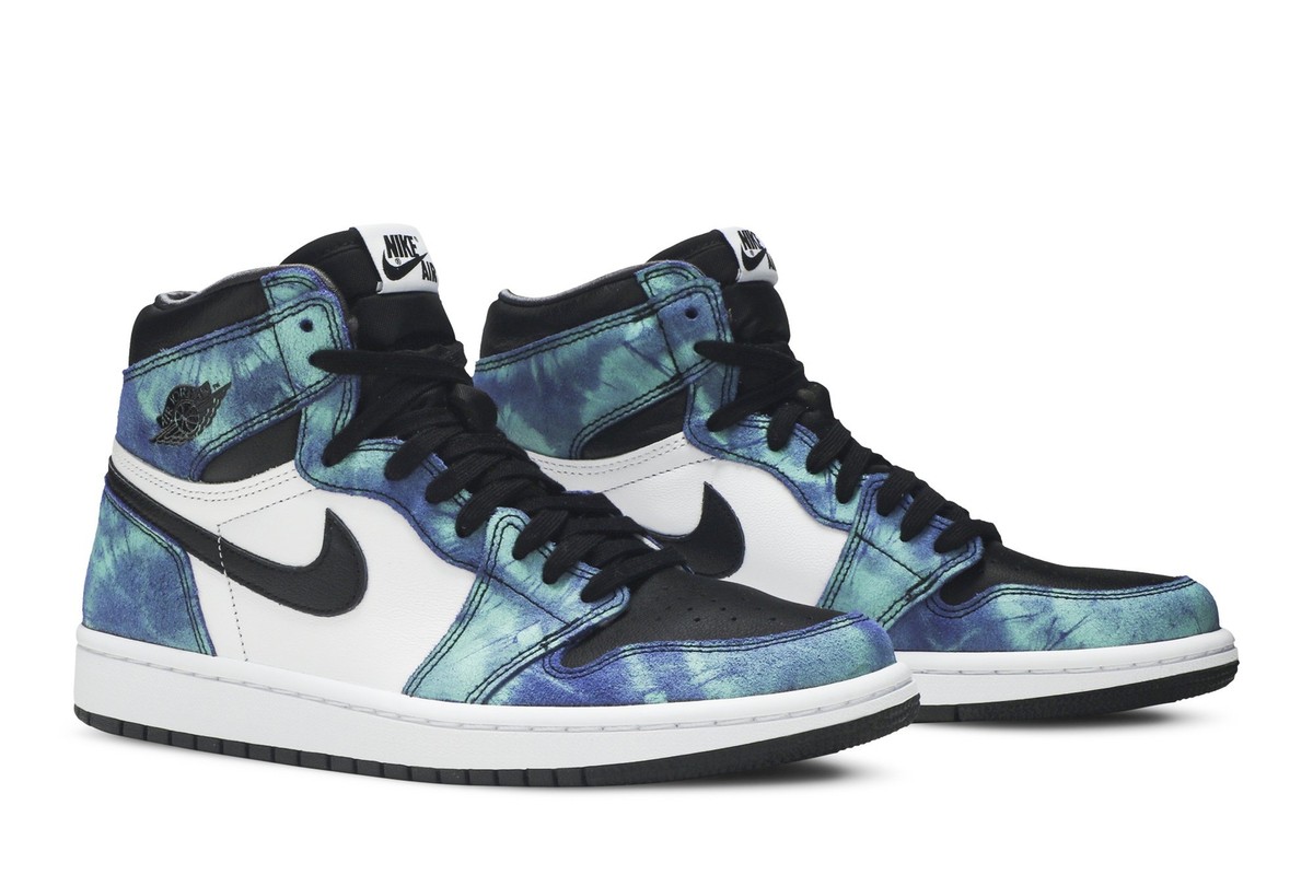NIKE WMNS AIR JORDAN 1 HIGH OG タイダイ　23.5 Nike Air Jordan Wmns Air Jordan 1 Retro High OG Tie-Dye
