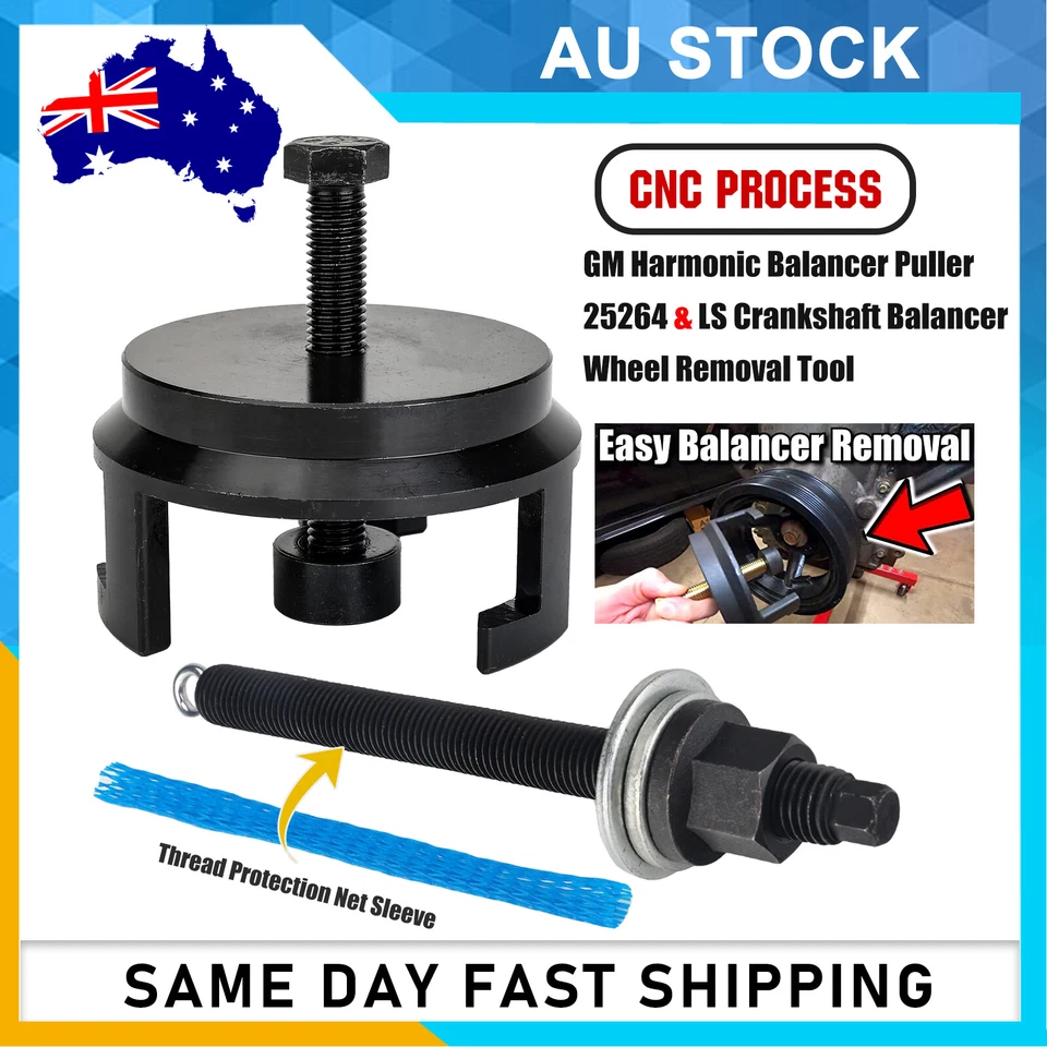 LS Harmonic Balancer Installation Puller Pulley Tool Kit For GM Holden LS1 LS2