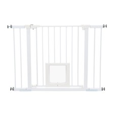 Baby Gate with Cat Door, Baby Gate with Small Pet Door, Baby Safety Gate Rail