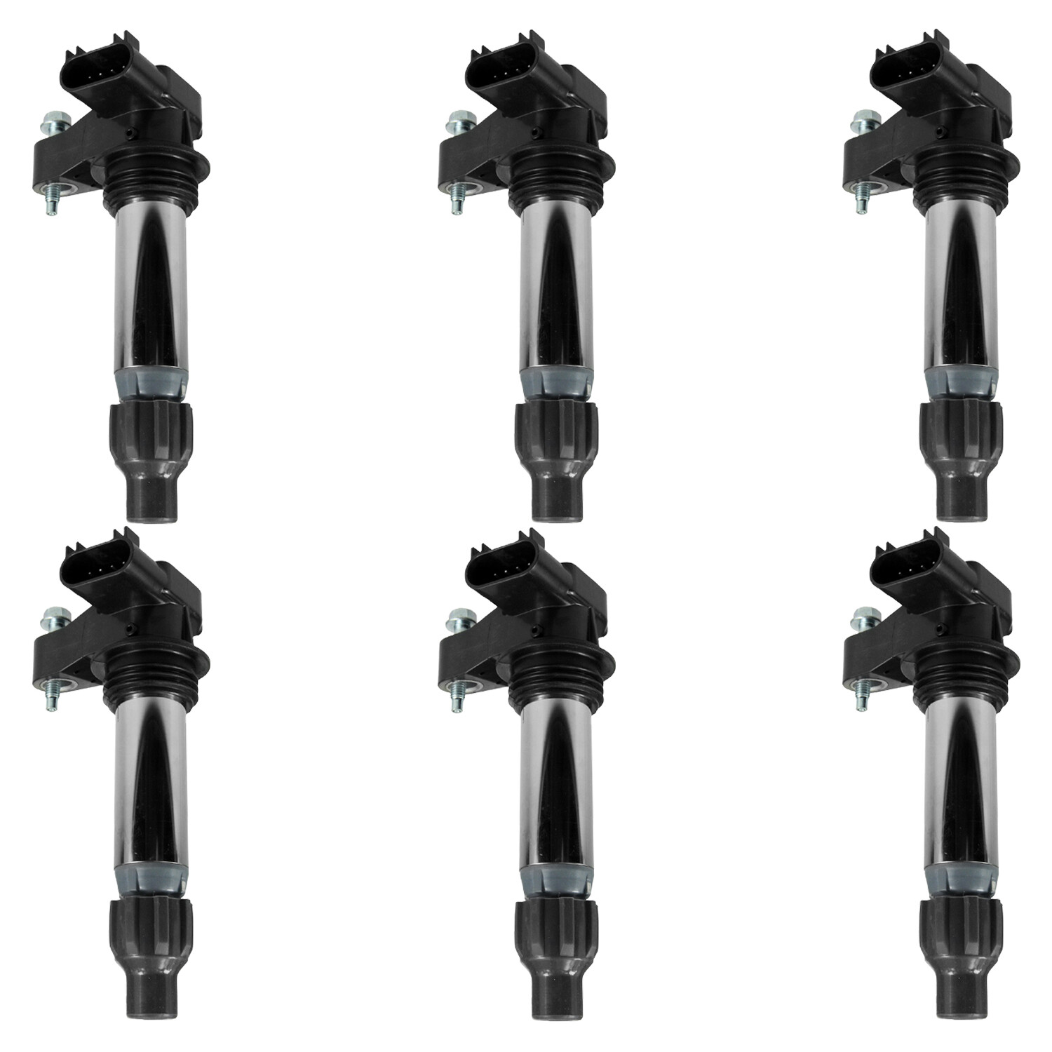 NGK COP Pencil Type Ignition Coil Set 6 Pieces 49018 For Buick Chevrolet V6