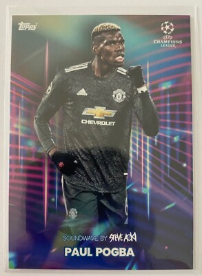 TOPPS PAUL POGBA STEVE AOKI UEFA CHAMPIONS LEAGUE 2021 MANCHESTER UNITED