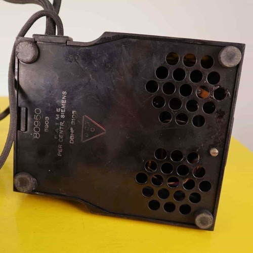 telefono vintage in bachelite brevetti ericsson fatme roma - Zdjęcie 6 z 7