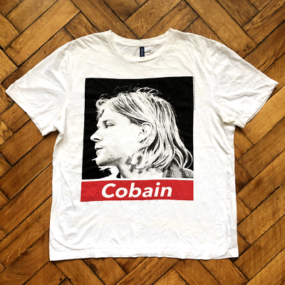 Divided Cobain H&m Kurt Cobain Divided H&M T Shirt M