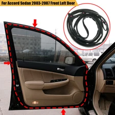 Replacement Door Rubber Seals Weather Strip Front Left For Accord Sedan 2003-07
