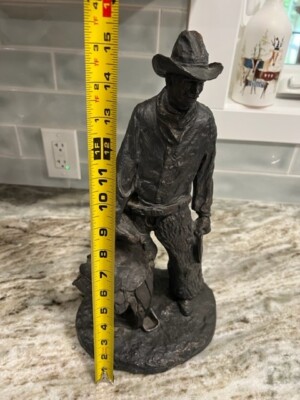 Daniel Monfort Original Western Bronze Sculpture Cowboy Hand