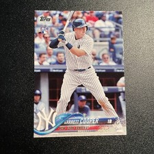 2018 Topps Series 1 Garrett Cooper Rookie Card RC NY New York Yankees #181. rookie card picture