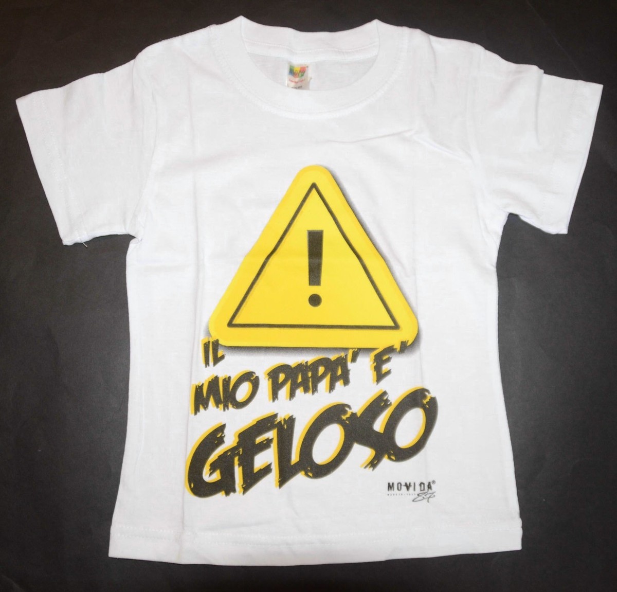 Maglietta SIMPATICA T-SHIRT il mio papà IDEA REGALO bimbo bambina