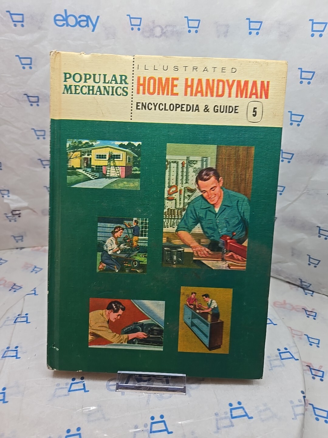 The Popular Mechanics Illustrated Home Handyman (1961) Vintage Hardcover Guide
