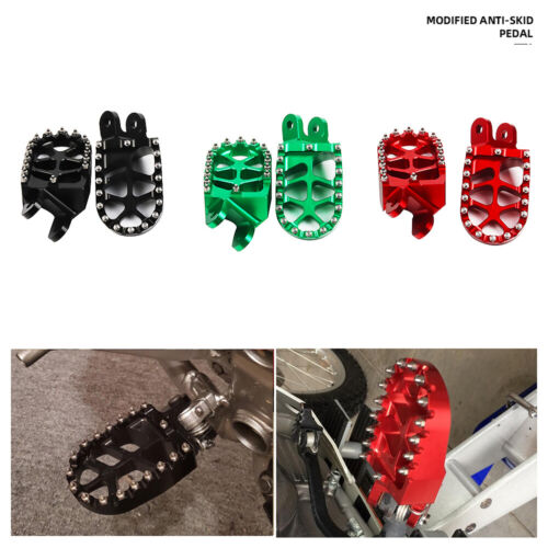 For HONDA AFRICA TWIN XRV650 XRV750 Footrest Footpegs Foot Pegs Rest Pedal black - Imagen 2 de 7