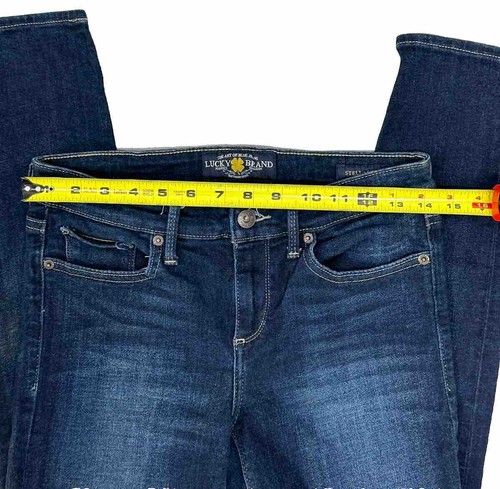 Lucky Brand Womens Size 4 27 Jeans Stella Skinny Dark Wash - Picture 5 of 7