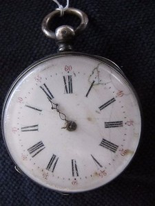 montre à gousset cylindre huit rubis