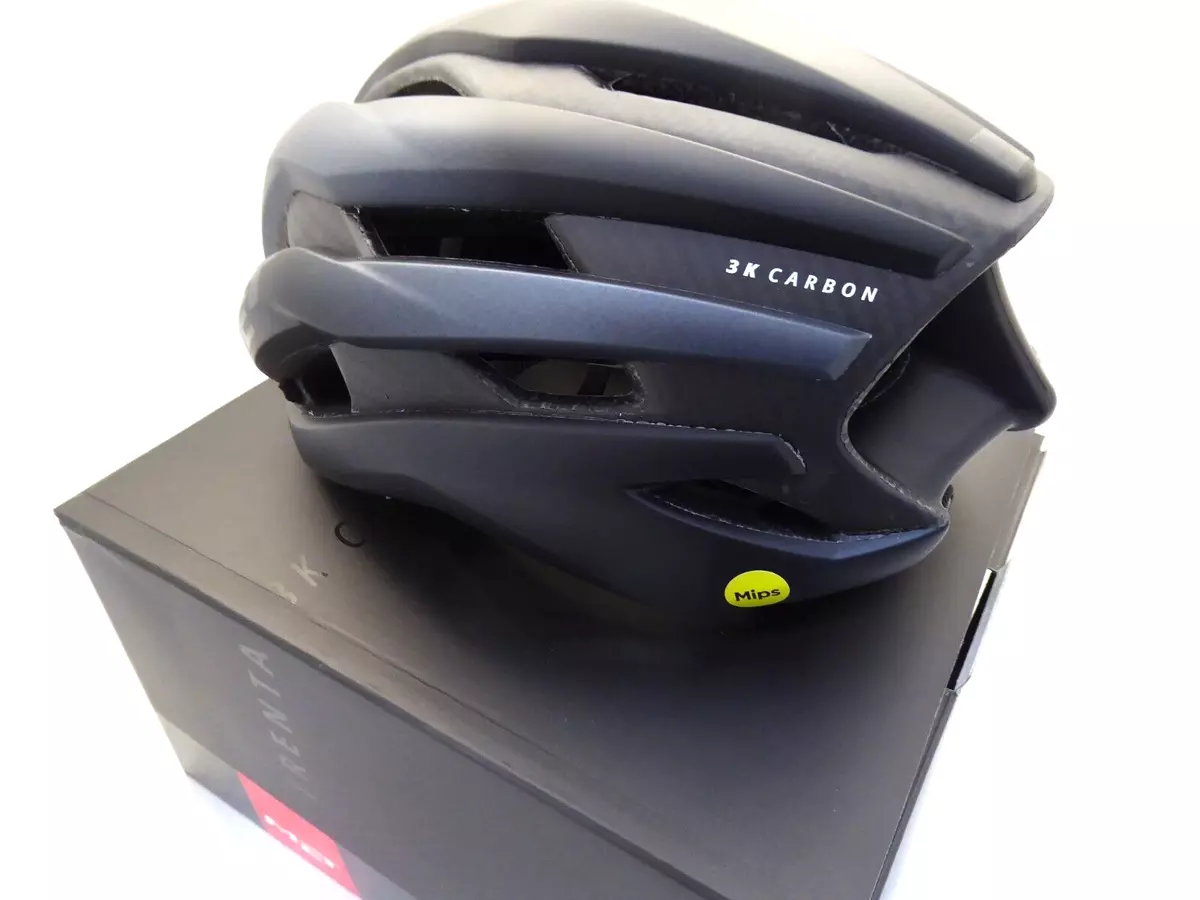 MET TRENTA 3K CARBON MIPS Road Cycling Helmet Black Matte Medium