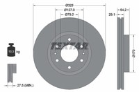 Bremsscheibe Saab P. 9-7X 4.2/5.3 12.05-
