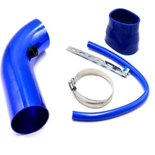 3" Universal Cold Air Intake System Filter Car Truck Turbo Piping Kit Aluminum