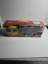 NEW-Construction Truck Toys with Game Mat Vehicle Truck Toy Set for Kid Yellow 