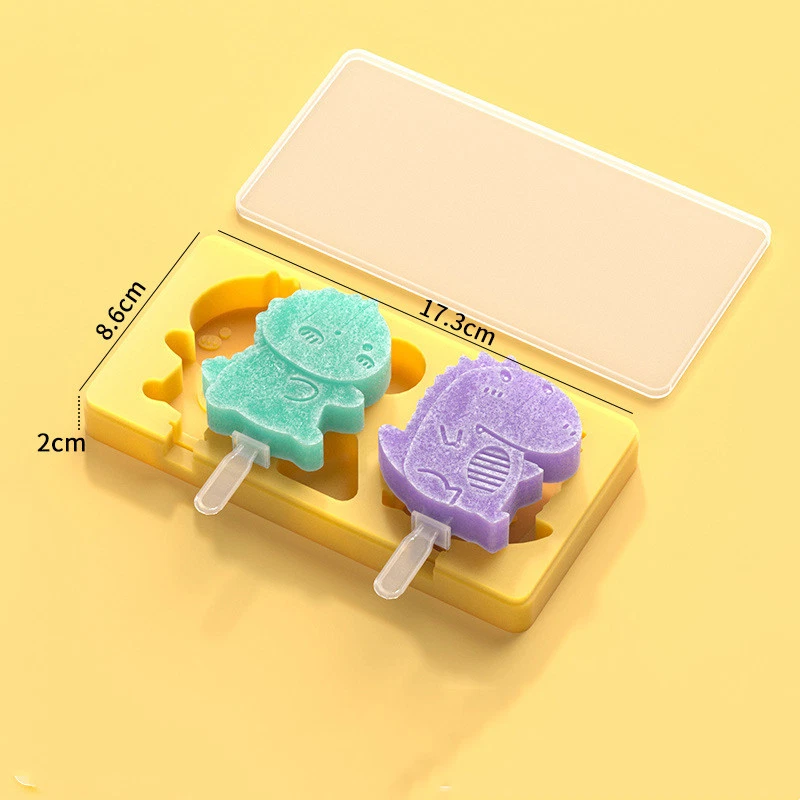 Silicone Mold For Ice Cream | Animal Shape Ice Cream Mold | Popsicle Mold - Image 4 of 4