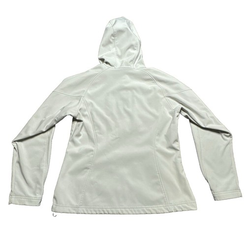 Microsoft Windows North End Soft Shell Jacket Womens S White Hooded Coat - Picture 2 of 17