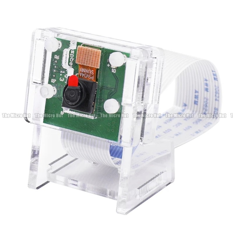 Camera for Raspberry Pi Video 5MP 1080p Module + Mount for Pi 5 4 3 2 B+ Zero W