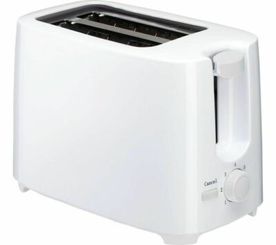 700W 2 Scheiben Brot Toaster Bräunungskontrolle Toast abnehmbare Krümelschublade hoher Hub