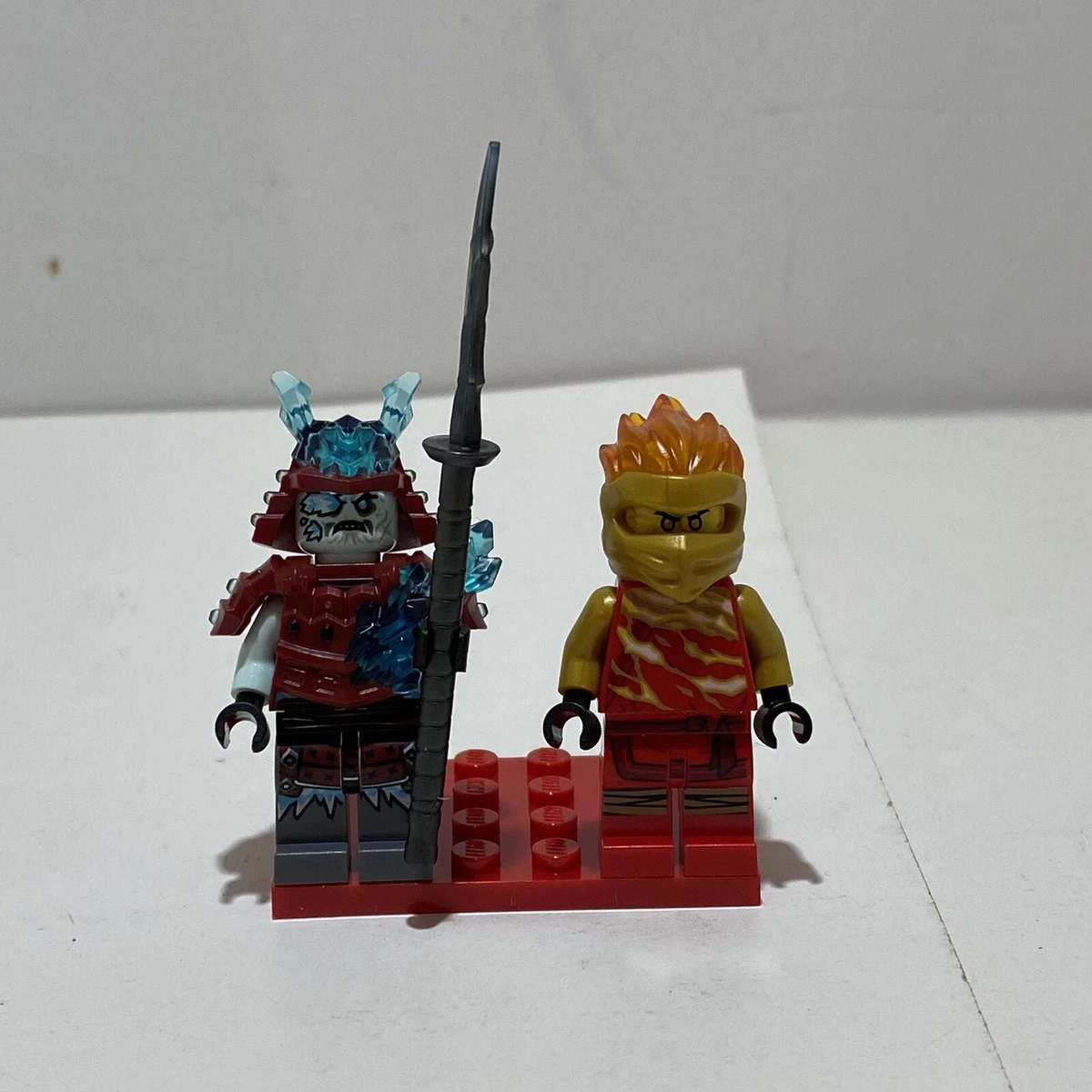 Lego Ninjago Mini Figure Kai Blizzard Warrior Spinjitzu Slam 70684