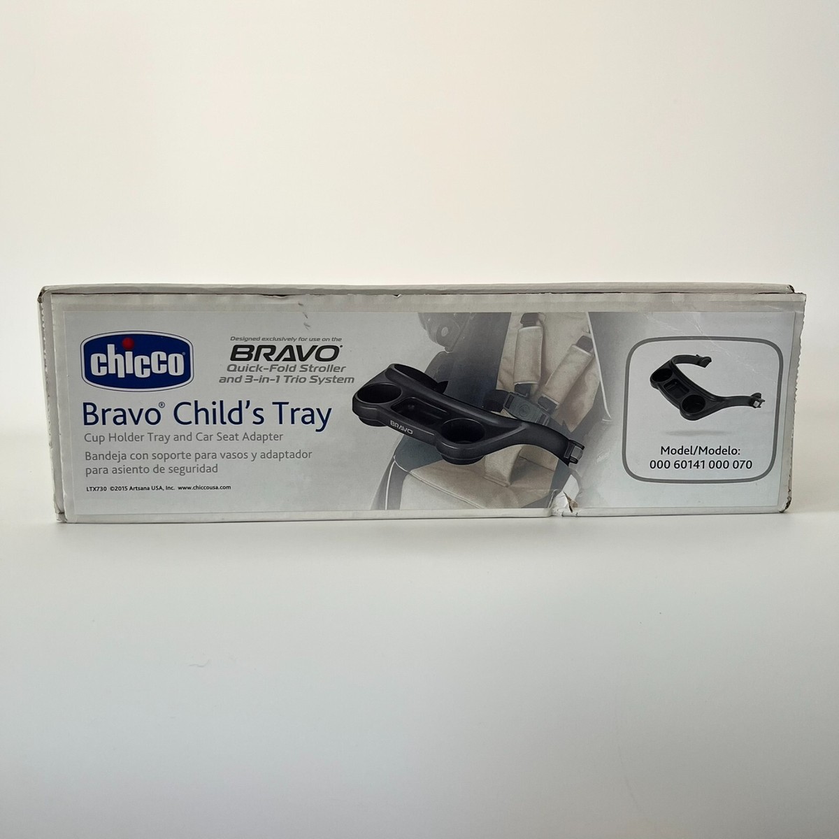 Cup Holder Chicco Bravo Snack Tray Chicco Bravo Child Tray Black