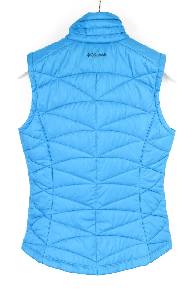 COLUMBIA Omni-Heat Omni-Shield Waistcoat Women's SMALL Padded Quilted Full Zip - Image 2 of 4