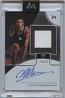 VICTOR WEMBANYAMA /99 RPA AUTO GAME USED PATCH ROOKIE MERCURY 2023-24 TOPPS RC 9