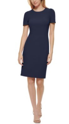 navy blue dress for church Giovanna 0902-NVY Church Suit – Church Suits Fast main image 1