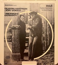 RCA SelectaVision Midnight Cowboy CED VideoDisc Dustin Hoffman Retro Movie