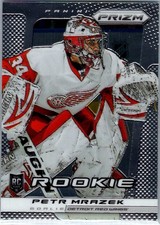 PETR MRAZEK 2013-14 PANINI PRIZM  ROOKIE CARD #237 RED WINGS