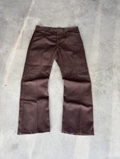 Vintage 70s Levis Sta-Prest 517 Pants Men's 34x30 Bootcut Talon Zip Brown Retro