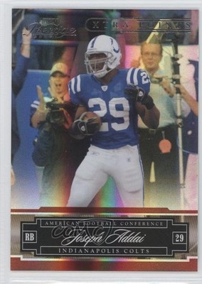 2007 Playoff Prestige Xtra Points Red 93/100 Joseph Addai #64 1q9