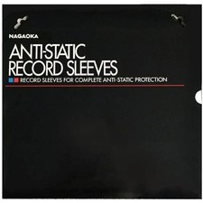 NAGAOKA RS-LP2 Anti-Static Record Sleeves 50pcs Made in Japan new