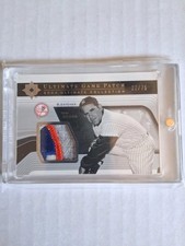 2004 UD Ultimate Collection Yogi Berra Logo Patch /75 Mets Relic Yankees HOF ⚾️