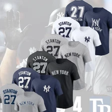 🔥 🔥 HOT DEAL Giancarlo Stanton #27 New York Yankees Name & Number Gift For Fan