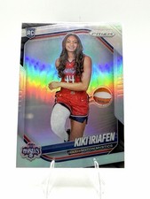 2025 Panini Prizm WNBA Kiki Iriafen #149 Silver Rookie Image Variation RC