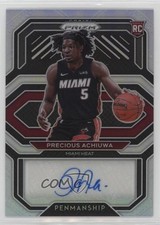 2020-21 Panini Prizm Rookie Penmanship Silver Precious Achiuwa #RP-PAH Auto 1a16