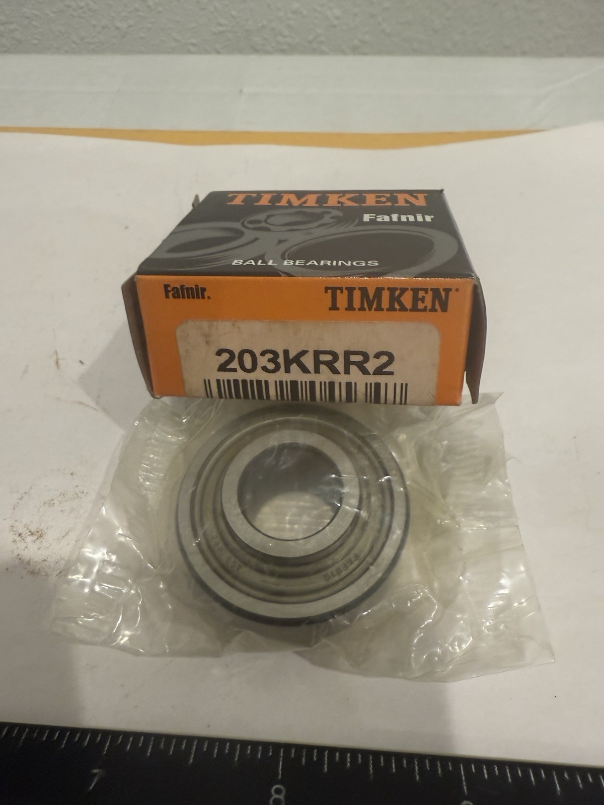 Timken 203KRR2 Deep Groove Bearing 16.25mm ID 40mm OD 12mm Width
