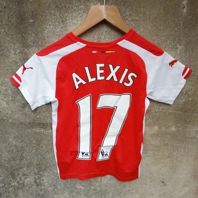 Arsenal 2015-16 Home Football Shirt | Trikot, Jungen Medium SANCHEZ 17