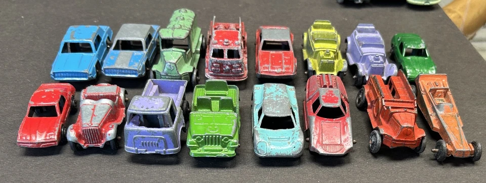 Lot Of 16 TOOTSIE TOY Metal Cars, Vehicles, Commercial Vehicles From 1920s - Image 3 of 4