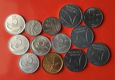 LOTTO 13 MONETE FDC DIVERSE DA 5-10-20-50-100 LIRE [O599]