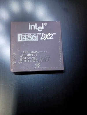 Intel SX750 WORKS i486 DX2-66 A80486DX2-66 CPU Processor Socket 3 Vtg