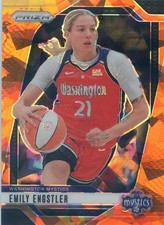 2024 Panini Prizm WNBA EMILY ENGSTLER #67 ORANGE ICE PRIZM MYSTICS